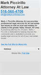 Mobile Screenshot of markpiccirillolaw.com